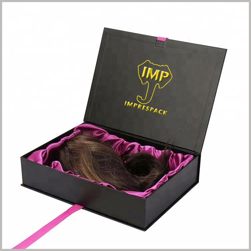 box for packaging hair bow, private label packaging hair products boxes