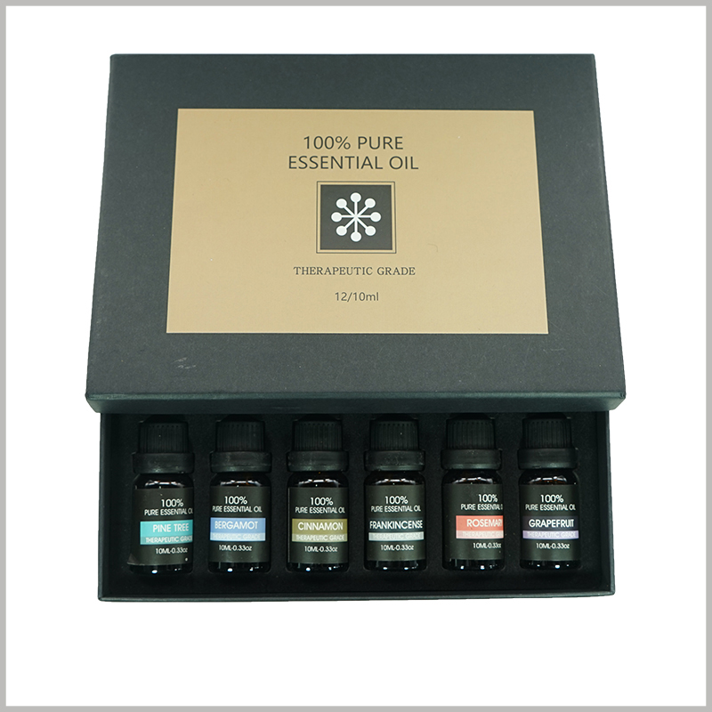 Essential oil packaging with EVA insert for 12 bottles | Cosmetic boxes