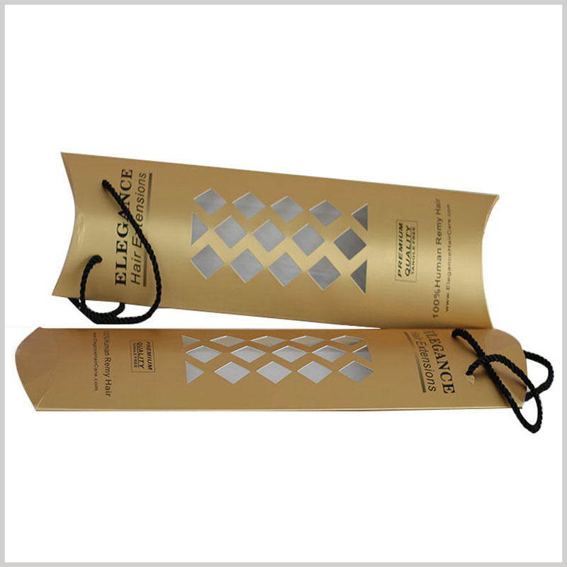 Luxury Custom Logo Printed Hair Extension Packaging Box Wholesale